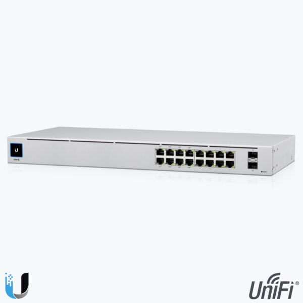 Product: USW-16-POE-EU - Ubiquiti UniFi Switch 16 POE - GEN2. Verkocht door Keysoft-Solutions - Hoofdafbeelding