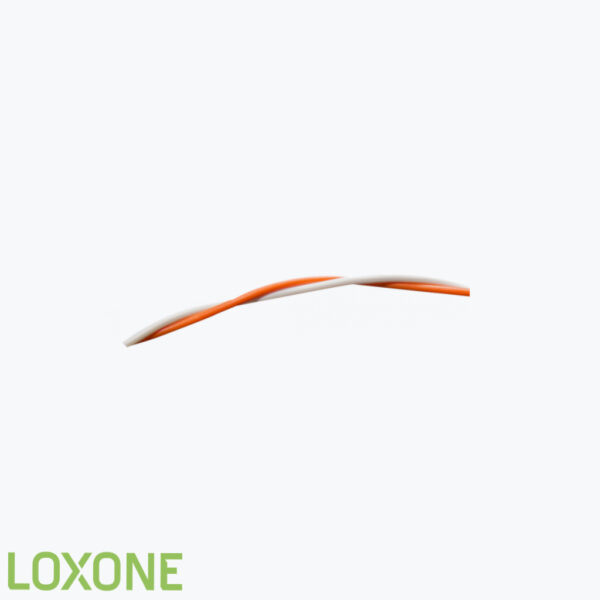 Product: 200301 - Loxone Doorverbindingskabel Oranje Wit 100m. Verkocht door Keysoft-Solutions - Hoofdafbeelding