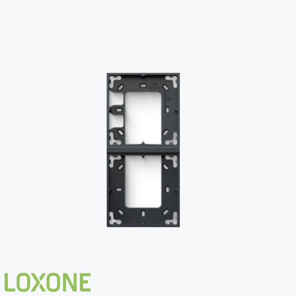 Product: 100490 - Loxone Montageframe Dubbel Antraciet. Verkocht door Keysoft-Solutions - Hoofdafbeelding