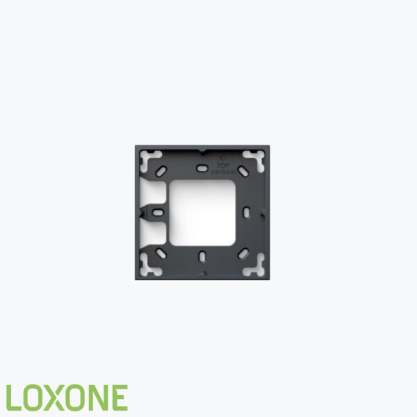 Product: 100488 - Loxone Montageframe Enkel Antraciet. Verkocht door Keysoft-Solutions - Hoofdafbeelding