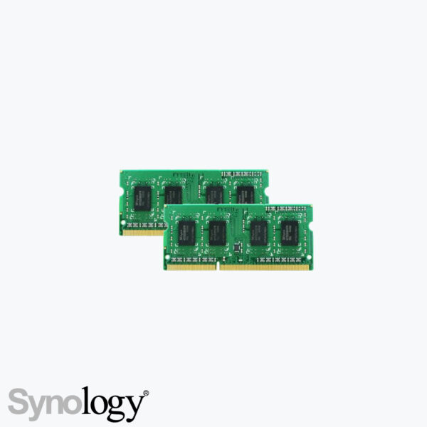 Product: RAM1600DDR3L-4GBx2 - Synology 8GB DDR3L SODIMM 1600 MHz (2x4GB) . Verkocht door Keysoft-Solutions - Hoofdafbeelding