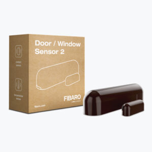 Product: FIB-FGDW-002-7-ZW5 - FIBARO Door Window Sensor Donker Bruin. Verkocht door Keysoft-Solutions - Afbeelding 1